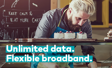Unlimited data. Made for business. Unlimited data. Made for business.