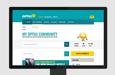 My Optus Community My Optus Community